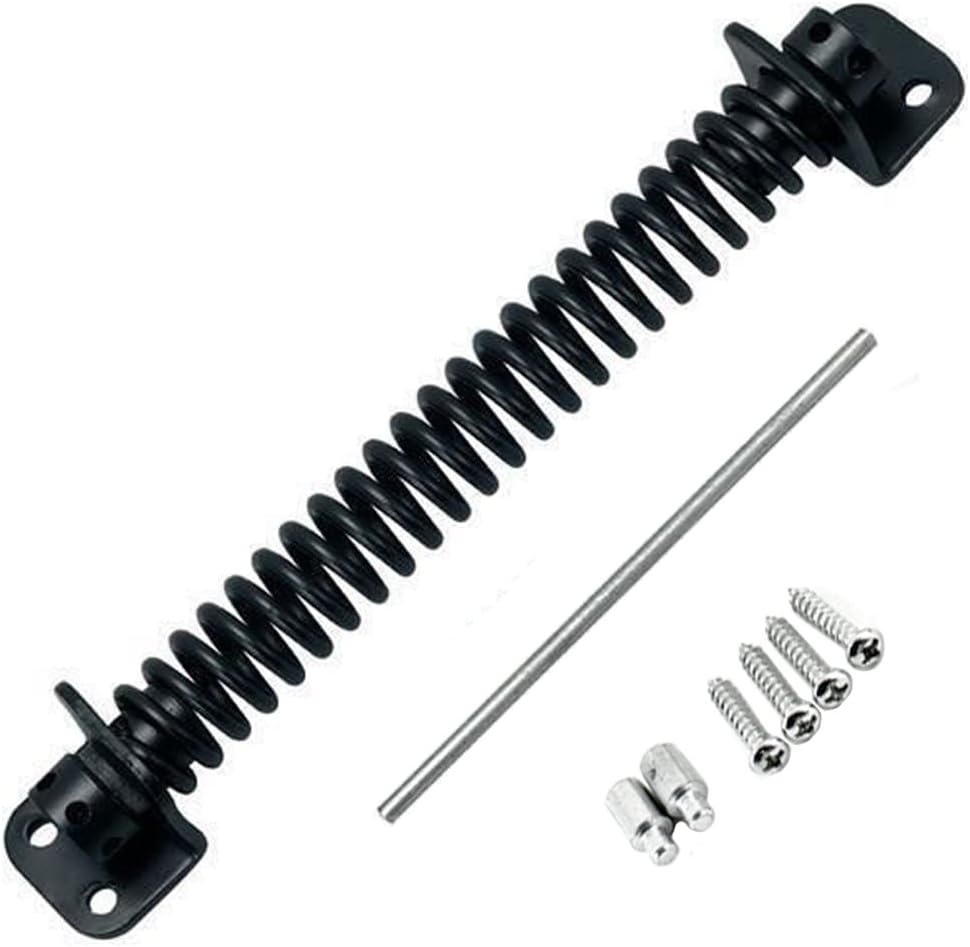 Securit 250mm Black Door And Gate Spring With Screws