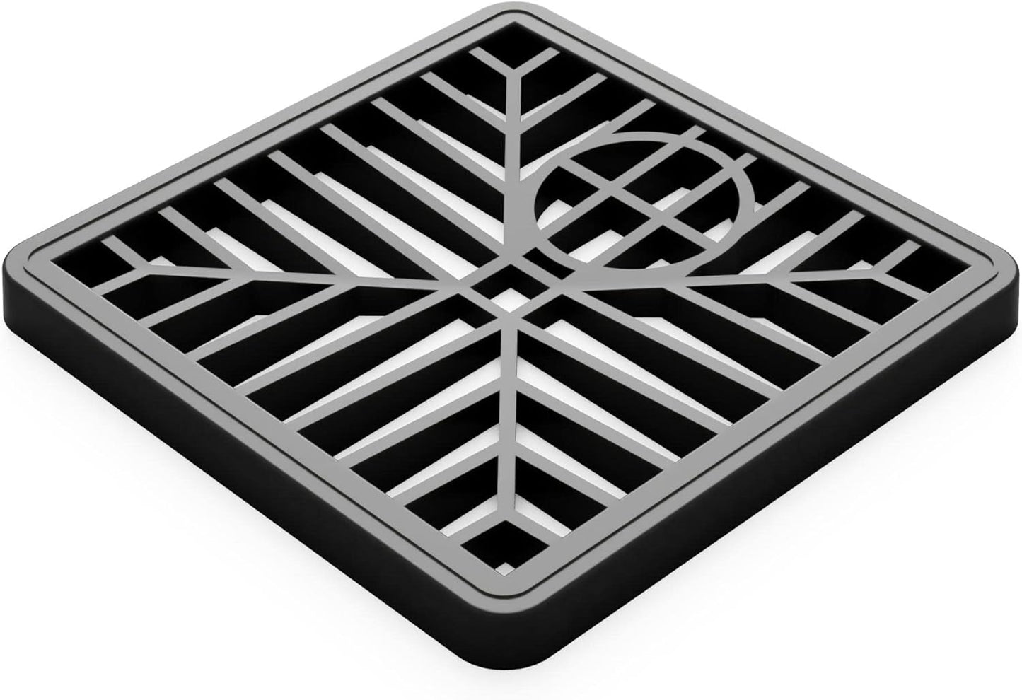 Janit-X Square Drain Covers Outdoor Drainage Channel | PVC Plastic Grid Cover | 15cm