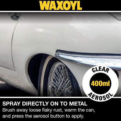 Waxoyl Car Underseal And Rust Proofing | 1 x 400ml Spray Can