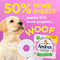 Andrex 2-Ply Toilet Roll Puppies On A Roll Clean & Gentle White (Pack of 9)