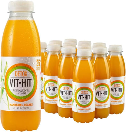 VIT HIT Detox, Mandarin & Orange 12 x 500ml