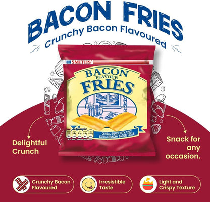 Walkers Smiths Bacon Fries | 1 x 24 x 27g