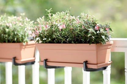 Elho Greens Basics Trough Large 60cm TERRACOTTA | 3 Pack Bundle