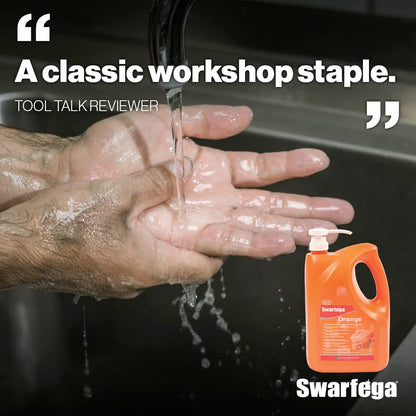 Swarfega Orange Hand Cleaner | Solvent Free | 4 Litre with Pump