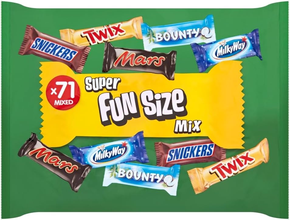 Mars - Super Fun Size Chocolate Mix - 71 Chocolate Bars - 1.425kg