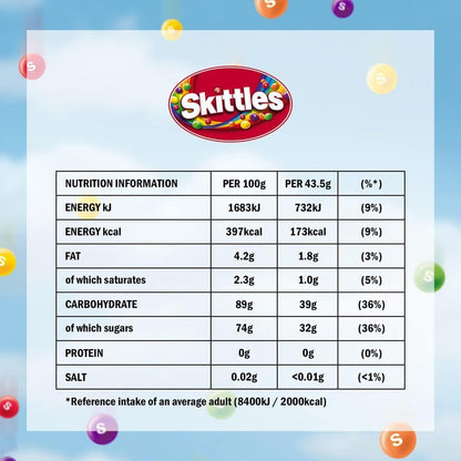 Skittles Sweets Bag, Fruit Flavoured | 1 Kilo Bag | Vegan