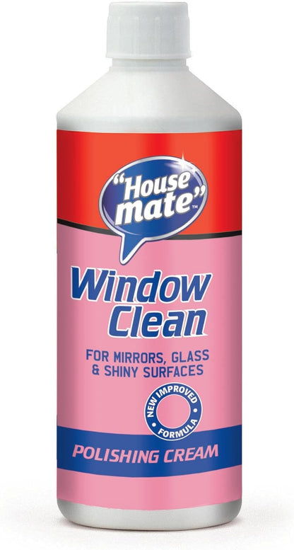 House Mate Window Clean 500ml  | Streak-Free Glass Cleaner for Crystal Clear Windows
