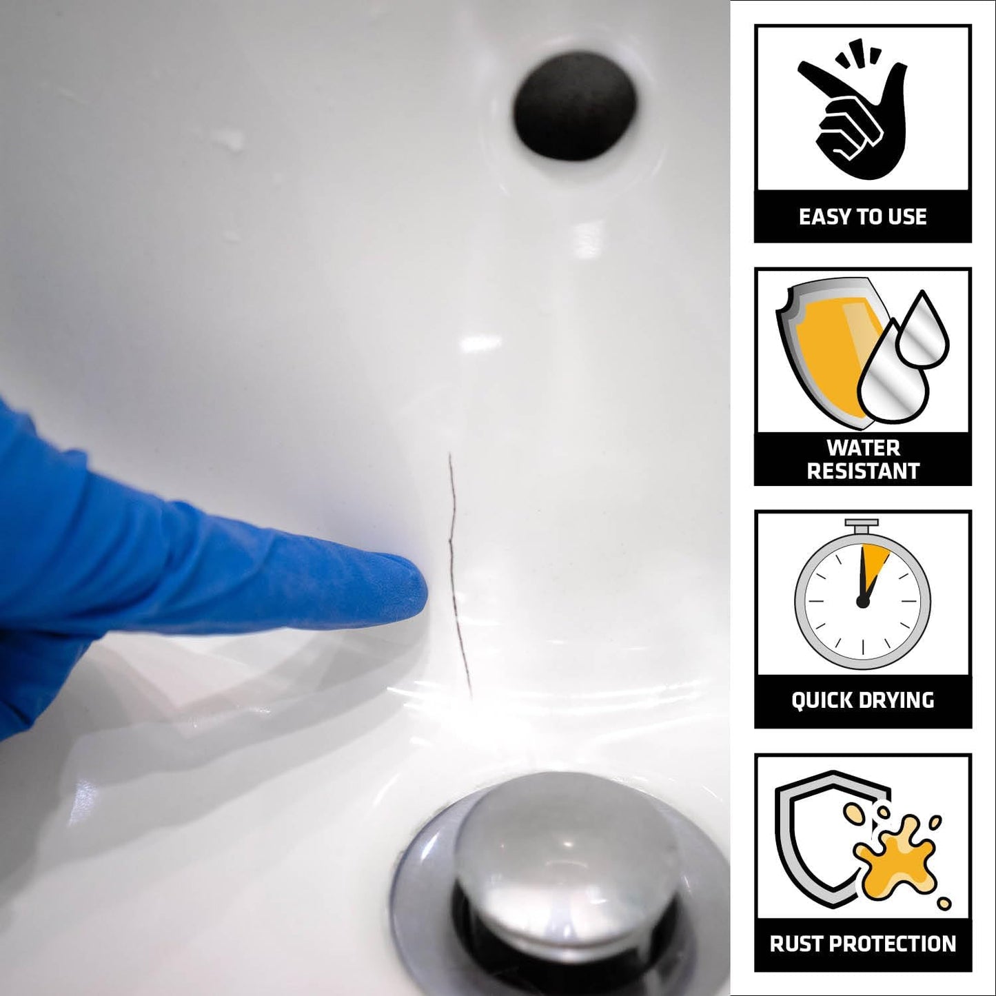 Everbuild Stick 2 Touch Up Enamel High Gloss | White | 25ml