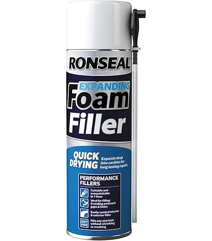 Ronseal Expanding Foam | Quick Dry | Interior and Exterior use | 1 x 300ml