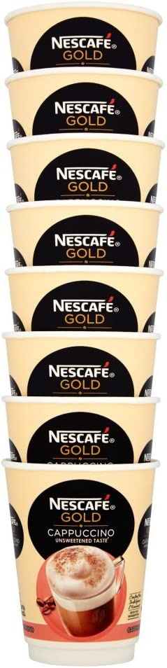 Nescafe &Go! Gold Cappuccino 8 x 12oz Cups - UK BUSINESS SUPPLIES