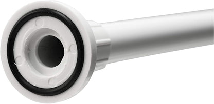 Croydex Croy Curt Rod 8.6' Wht Ad1020.22, White, 1100-2600Mm