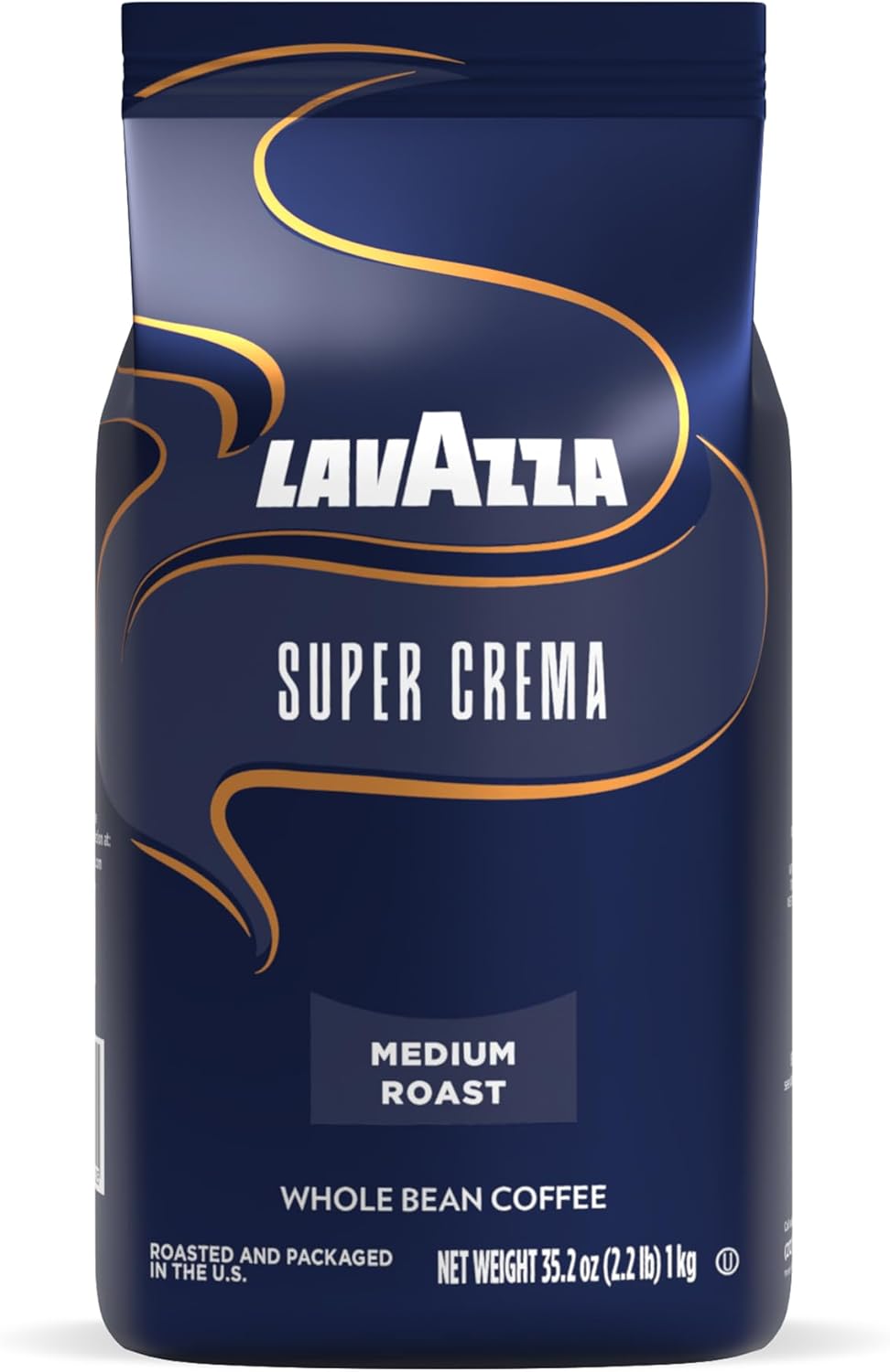 Lavazza Super Crema Whole Bean Espresso Coffee 1kg | Premium Roasted