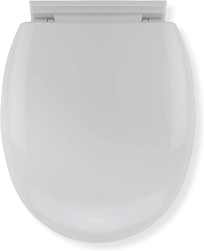 Croydex White Plastic Antibacterial Toilet Seat - UK BUSINESS SUPPLIES