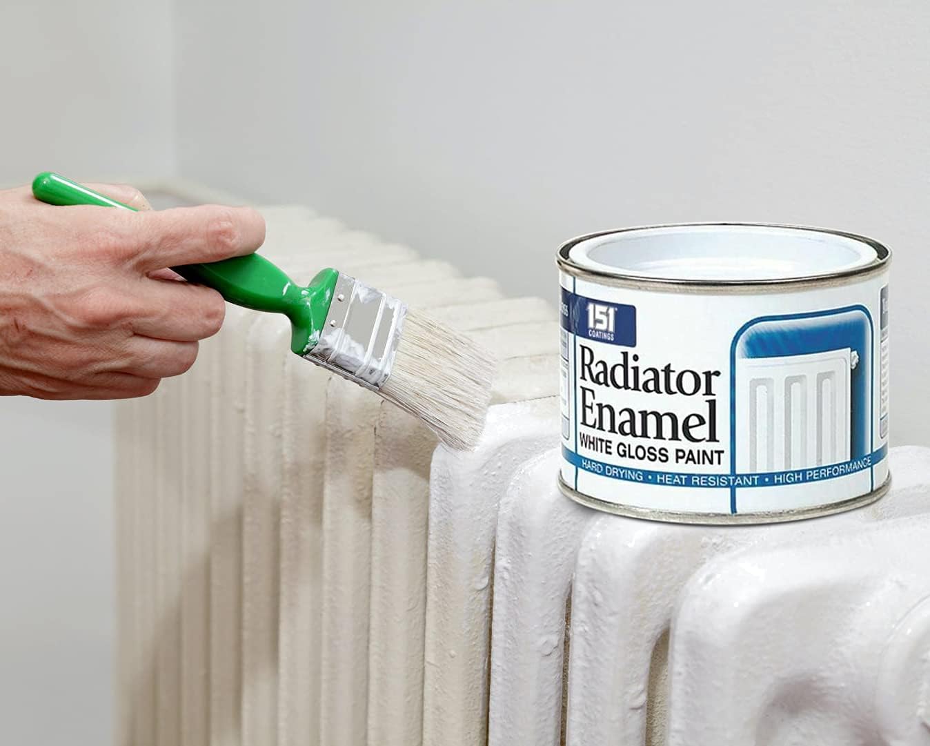 151 Gloss Paint White Gloss Radiator Paint 180ml
