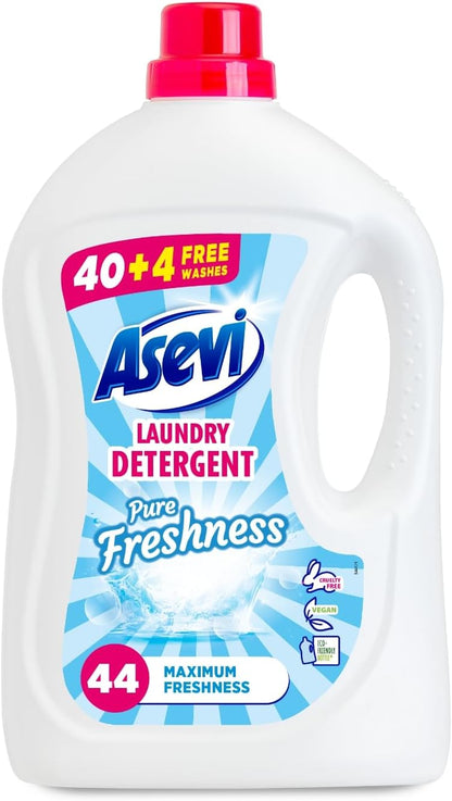 Asevi SPANISH Laundry Detergent & Cleanser 2376ML, 44W, PURE FRESH