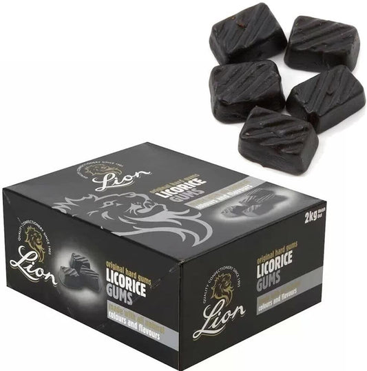 Lion Liquorice Gums - 2kg Box