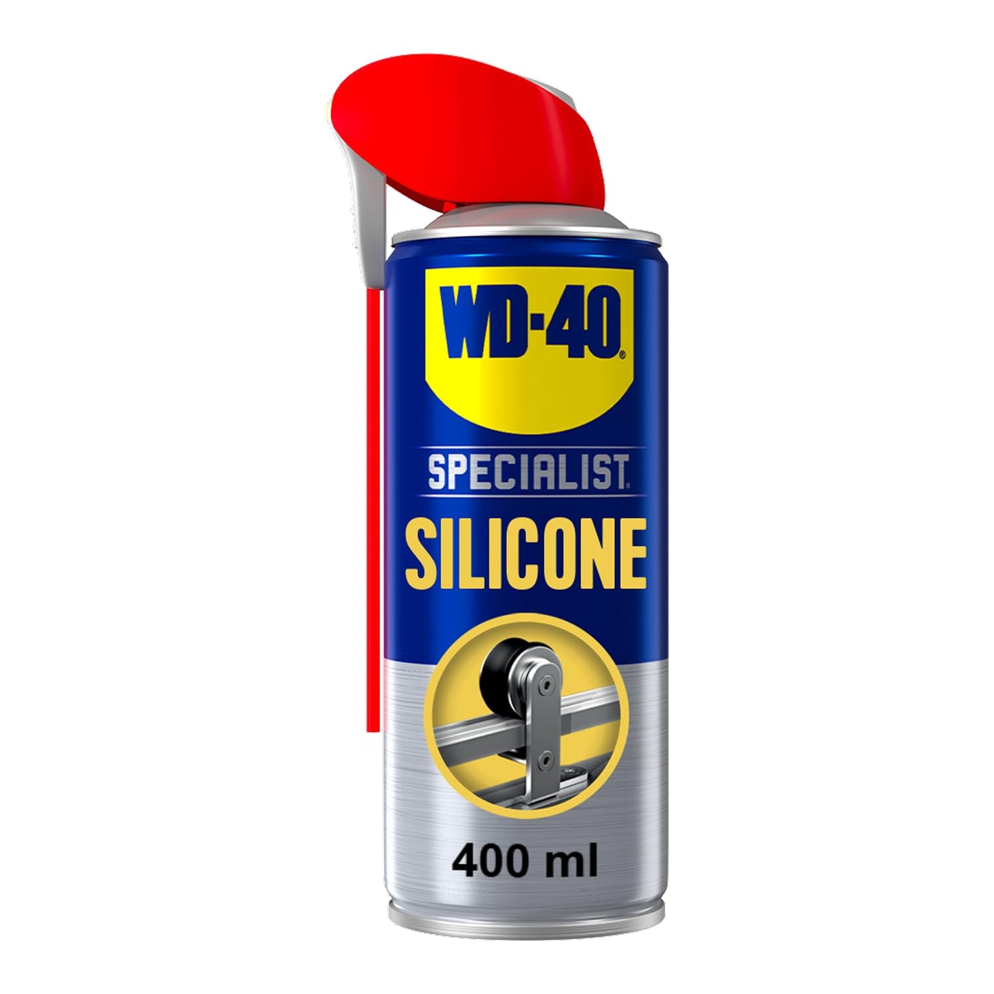 WD-40 Specialist Silicone Spray Lubricant, 400ml with Smart Straw