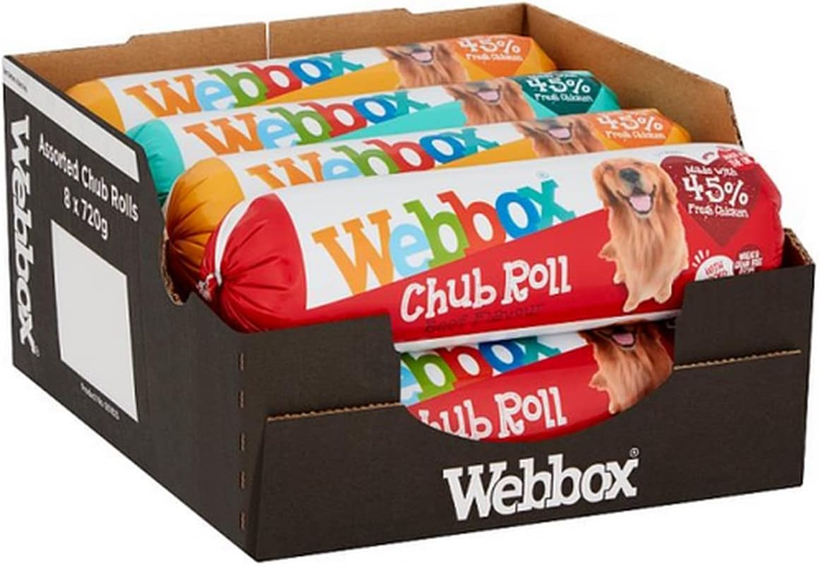 Webbox Dog Food Chub Roll Assorted 32 x 720g