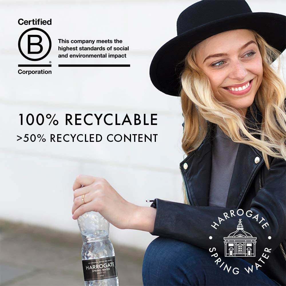 Harrogate Spring Water Still 24 x 500ml (Plastic Bottle)