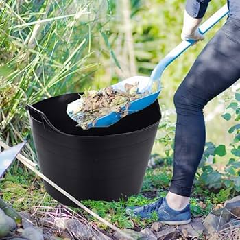 Xtrade Flexitub Black 25L Recycled | Building Site | Garden Clearing | Stables