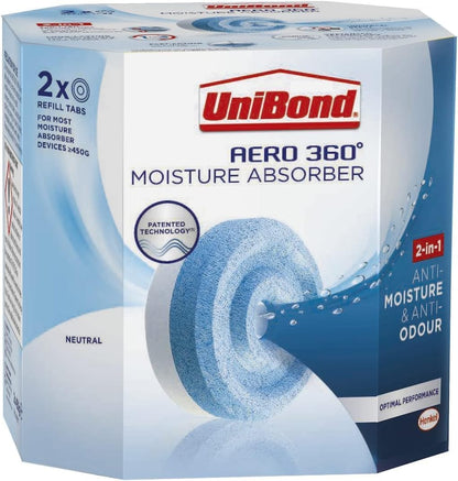 Unibond Aero 360 Neutral Moisture Absorber System & 1 refill