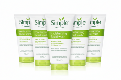 Simple Moisturising Foam Facial Wash 150ml