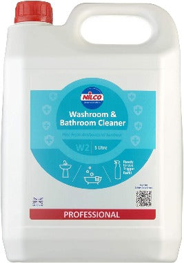 Nilco W2 Washroom & Bathroom Cleaner 5L - SVTN5NBCCP - UK BUSINESS SUPPLIES