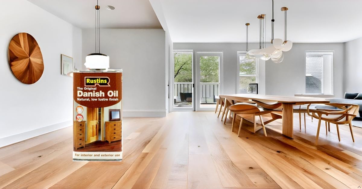 Rustins Original Danish Oil | Interior & Exterior | 5 Litre