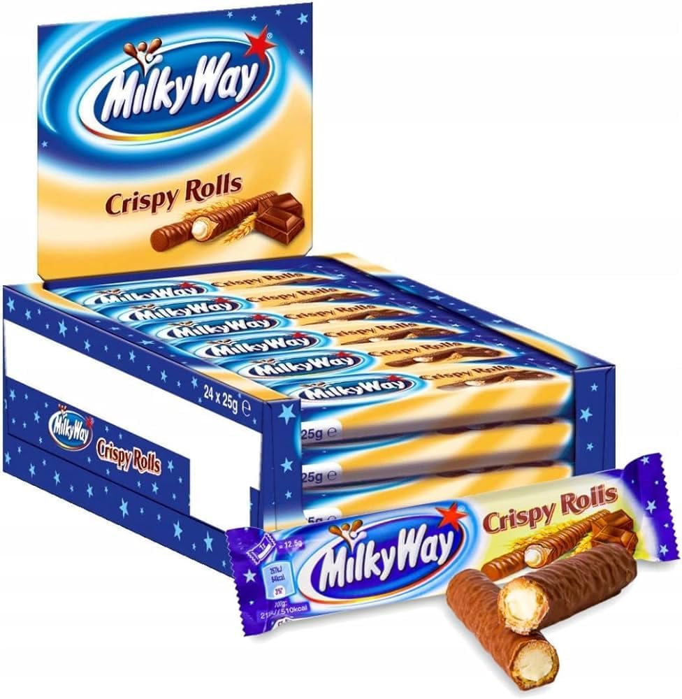 Milky Way Crispy Rolls 24 x 22.5g