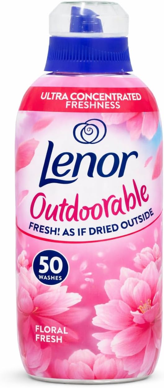 Lenor Outdoorable Floral Fresh Fabric Conditioner Liquid 50 Washes