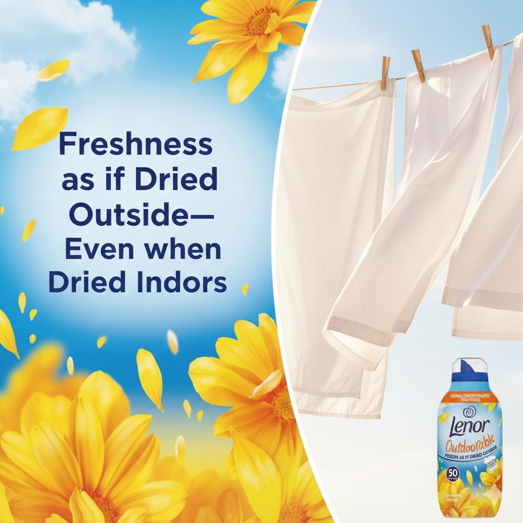 Lenor Outdoorable Summer Breeze Fabric Conditioner Liquid 50 Washes