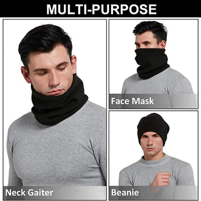 Snood Neck Warmer Polyester Suprafleece Black