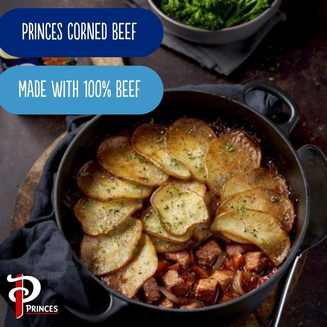 Princes Corned Beef | 100% Beef | 6 x 340g