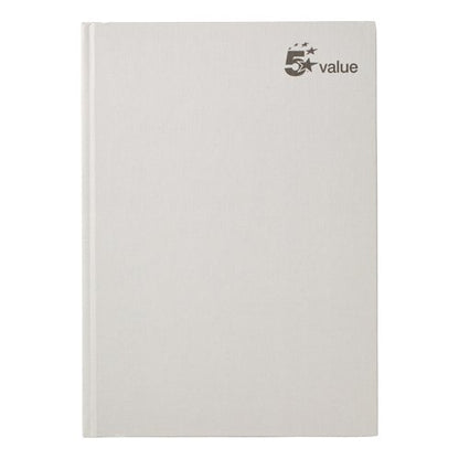5 Star Casebound Notebook Ruled 192 Pages A4 70gsm (Pack of 5) 638760