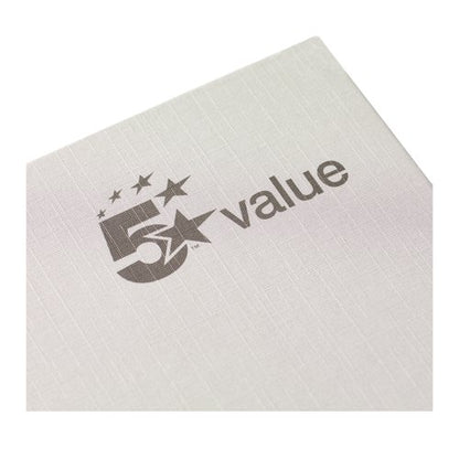 5 Star Casebound Notebook Ruled 192 Pages A4 70gsm (Pack of 5) 638760