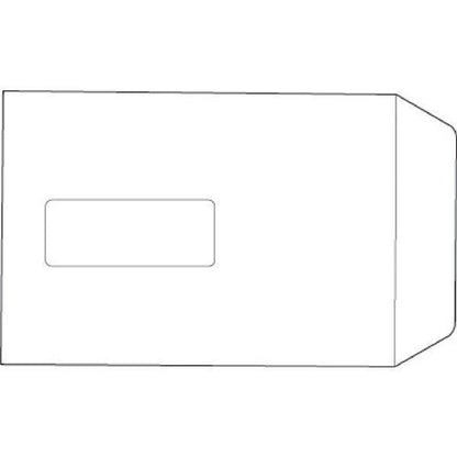 5 Star C5 Window Pocket Envelope Press Seal 90gsm 229x162mm White (Pack of 500) 652516