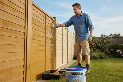 Ronseal Fence Life Plus+ Harvest Gold 5 Litre.