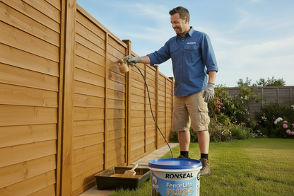 Ronseal Fence Life Plus+ Harvest Gold 5 Litre.