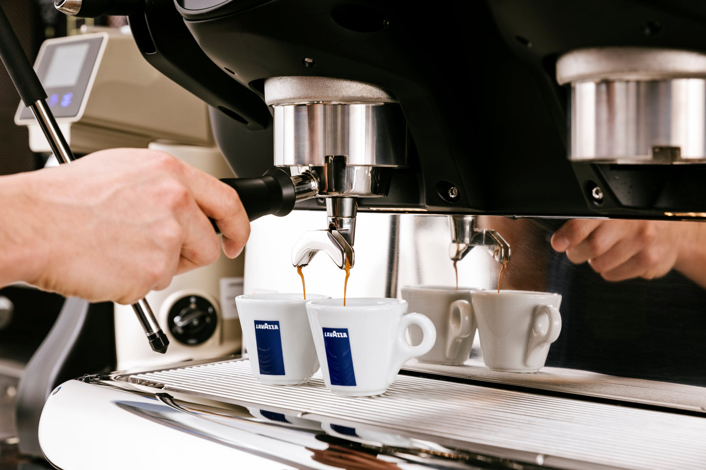 Lavazza Branded Espresso Cup and Saucer Set