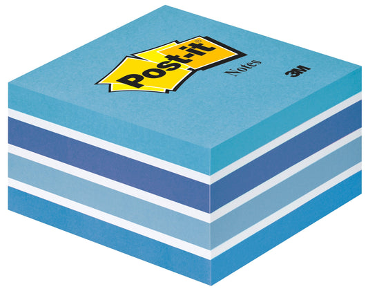 Post-it Note Cube 76x76mm 450 Sheets Pastel Blue 2028B - 7100172385