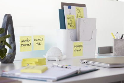 Post-it Super Sticky 76x127mm 90 Sheets Cardboard Packaging Canary Yellow (Pack of 12) 655-12SSCY-EU