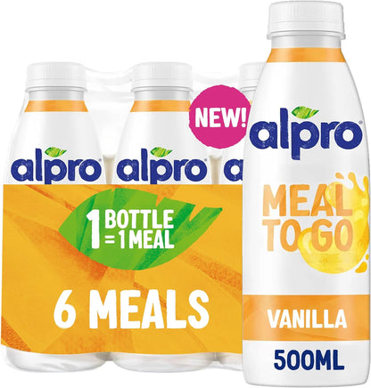 Alpro Meal To Go Vanilla 6 x 500ml