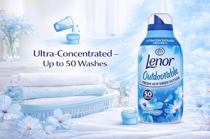 Lenor Outdoorable Fabric Conditioner | Spring Awakening | 50 Washes | 700ml