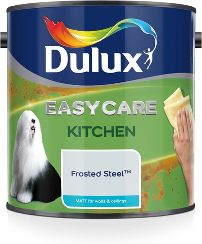 Dulux Easycare  Matt Emulsion Paint For Walls And Ceilings, Frosted Steel, 2. 5L