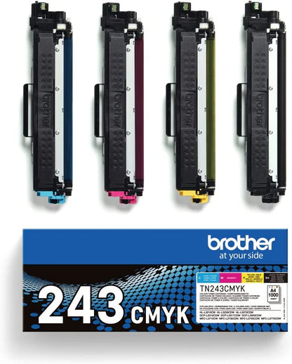 Brother TN243CMYK Toner Bundle (Pack of 4) TN243CMYK