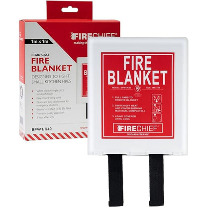 FireAngel FB100-AE-UK AngelEye Fire Blanket, 1 x 1 m