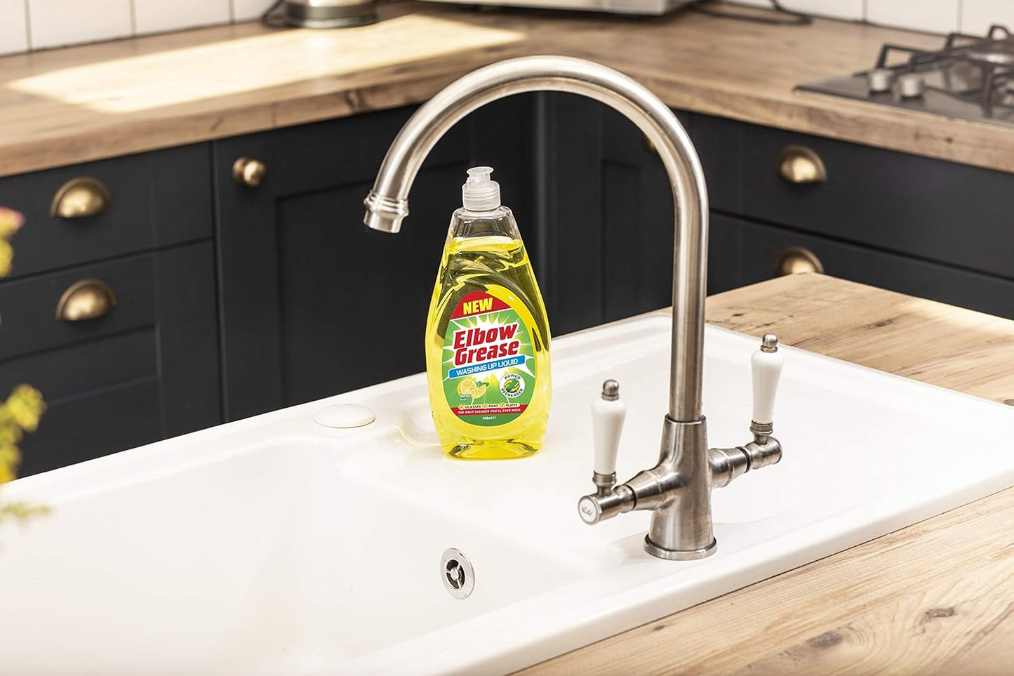 Elbow Grease Washing Up Liquid | Lemon | 1 x 600ml