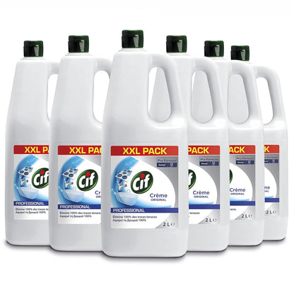 Cif Pro-Formula Original Cream Cleaner 2 Litre | 3 x 2 litre Bundle