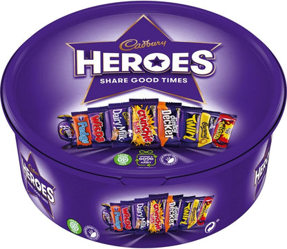 Cadbury Dairy Milk Heroes Tub, 550g | 10 x Tub Bundle