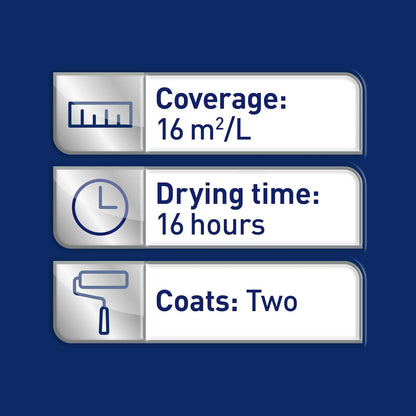 Dulux Professional Liquid Gloss Paint For Wood And Metal - Pure Brilliant White 2.5L